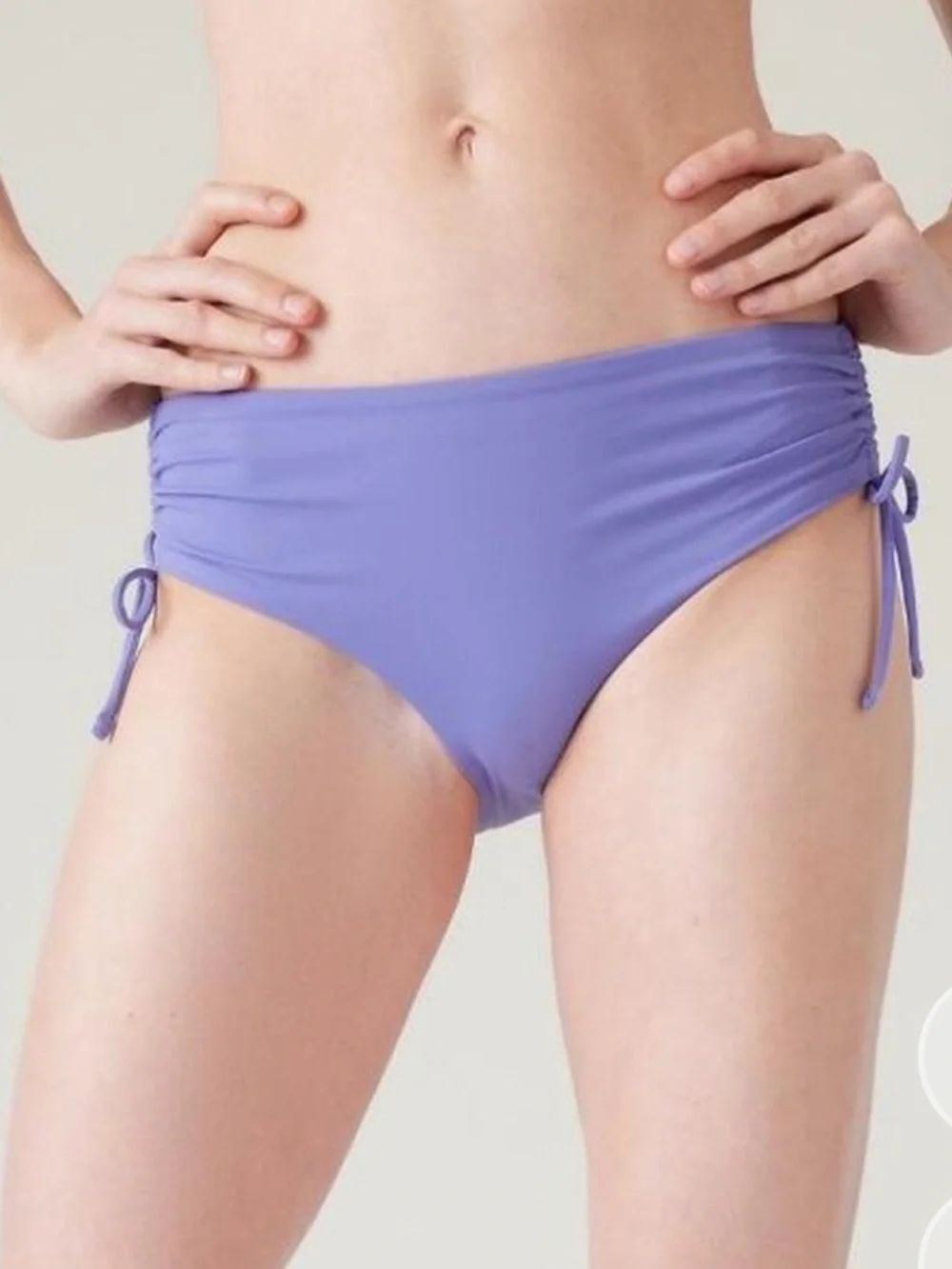 Athleta Clinch Full Bikini Bottom Dark Adonis Blue Size Medium